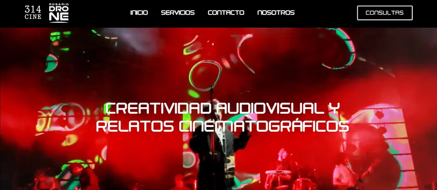 Captura del sitio 314 Cine Rosario